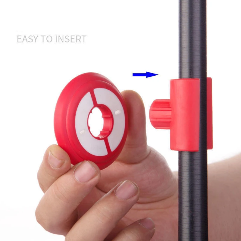 Receptor de línea de pesca Universal, Conector de carrete, varilla de silicona, anillo de almacenamiento, enrollador de línea de pesca, aparejos de pesca, 2 unids/set - imagen 4