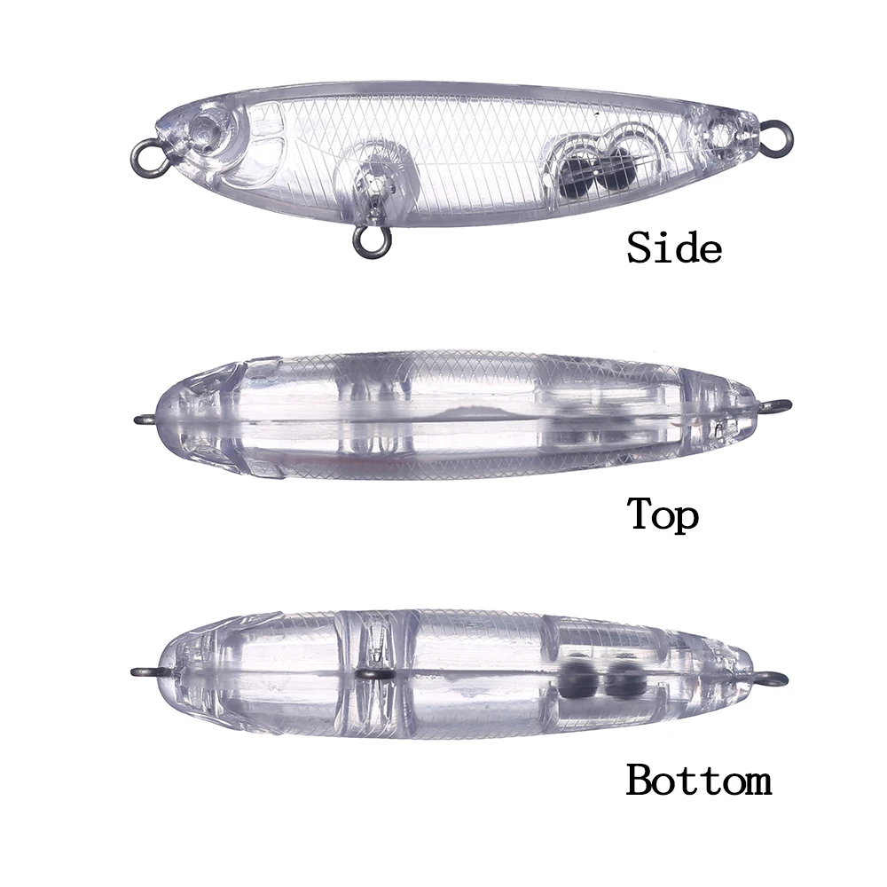 Chan'sHuang-señuelo de pesca Artificial, 30 piezas, sin pintar, sonajero, lápiz, Wobbler, hecho a mano - imagen 3