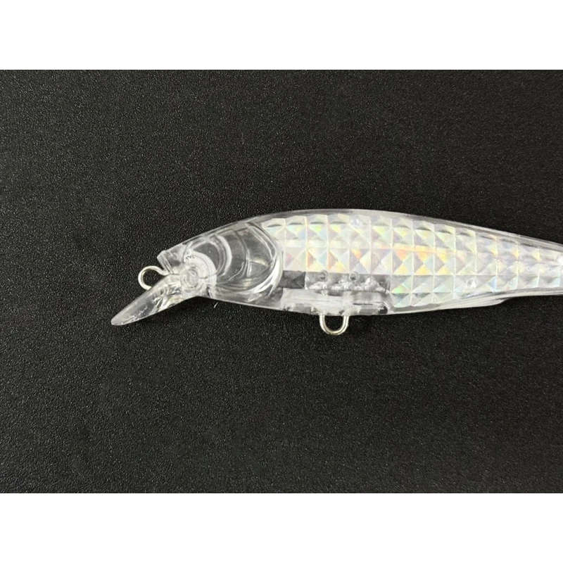 20 piezas sin pintar espacios en blanco señuelo de pececillo 80mm 8,9g cebo de pesca flotante cebo Artificial para lubina trucha Wobbler accesorios de pesca - imagen 4