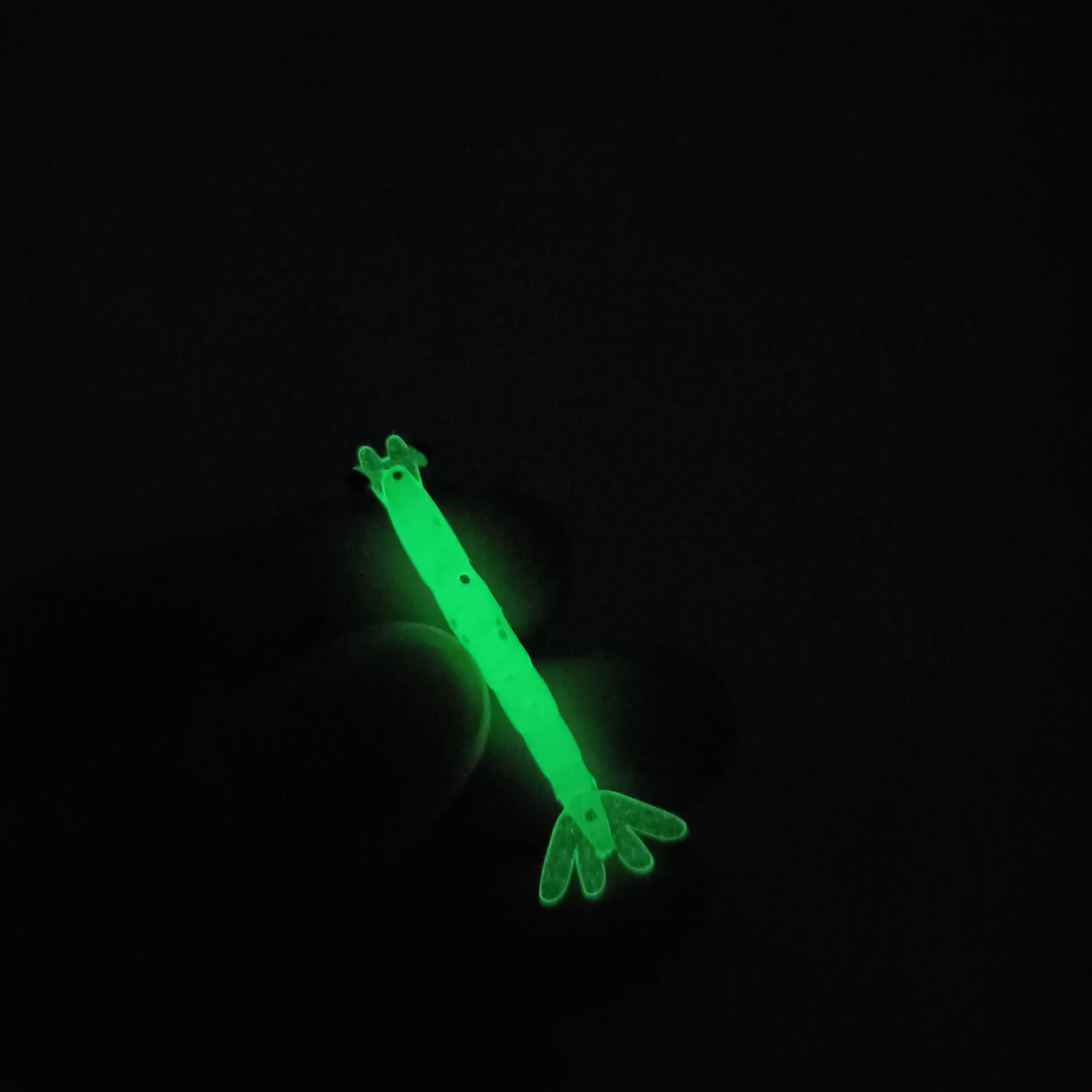 DUODUOYU 20 piezas señuelo de pesca de silicona suave para camarones 0,4g/40mm cebo suave para camarones multiarticulado Isca aparejos de pesca blandos artificiales - imagen 4