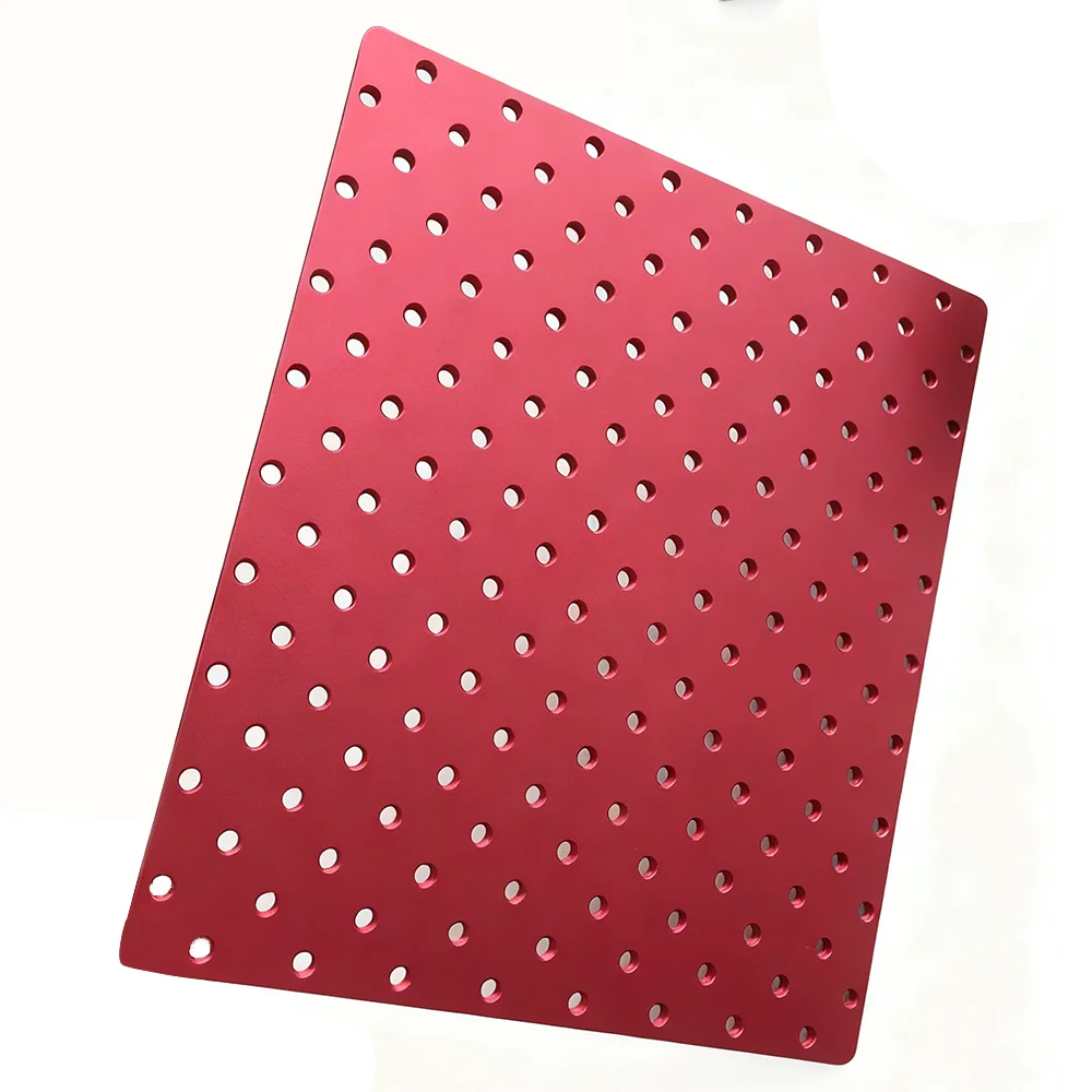 Plomo de pesca rojo cuadrado mecanizado CNC - imagen 4