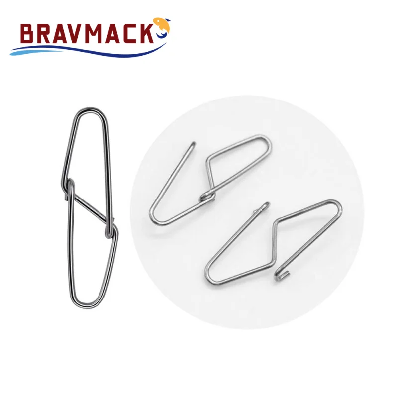 50-100 Uds. Pin de diamante de acero inoxidable pesca giratorio Snap señuelo de pesca Pin conector de señuelo de pesca accesorios de pesca - imagen 3
