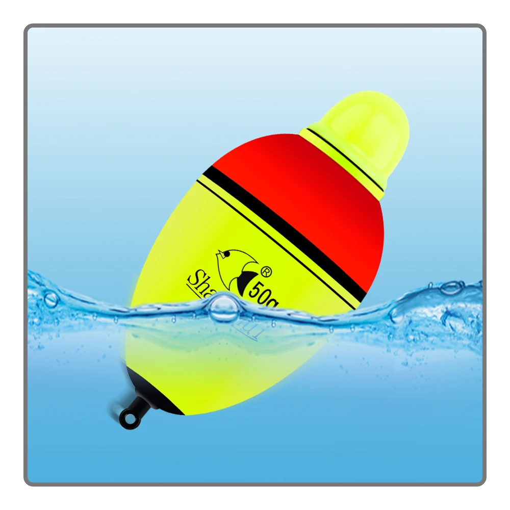 EVA rojo/verde dos colores conmutada de luz pesca nocturna flotador de gran barriga pesca en el mar flotador de pesca rocosa accesorios de pesca - imagen 2