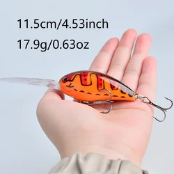 Señuelo Crankbait Láser para Lubina – Wobbler con Anzuelo Triple