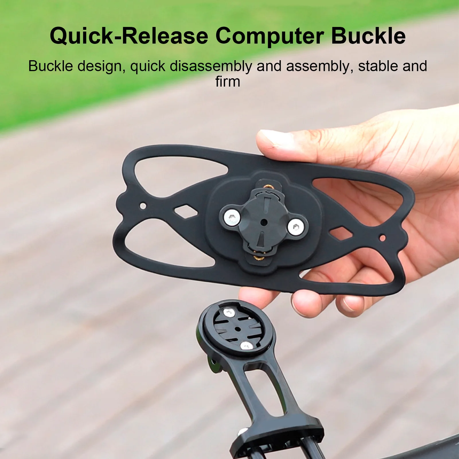 Soporte de silicona para teléfono de bicicleta, navegación con manos estables a prueba de golpes, Compatible con soporte para ordenador, soporte para teléfono de bicicleta de silicona - imagen 4