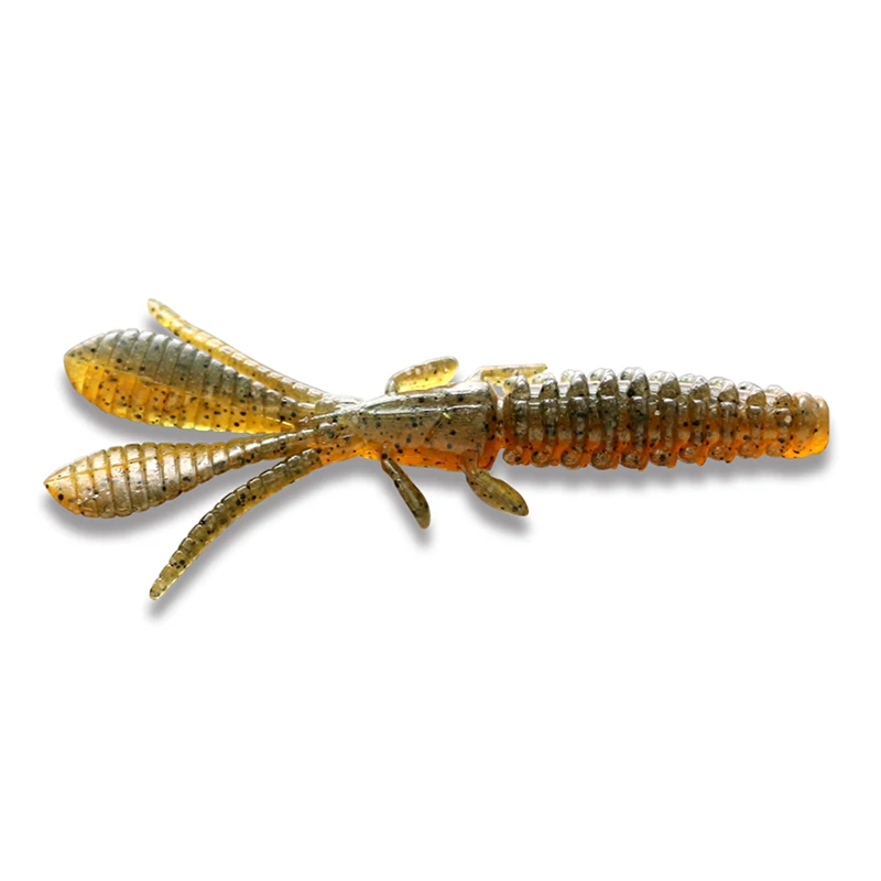 Cebo de pesca tipo Camarón, cebo suave, 100% original, hecho en Japón, sunekichi bibibibi Bug, 2,6/3,2/4,0 pulgadas - imagen 5