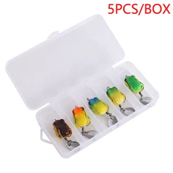 Swimbait Rana Flotante Topwater para Lubina con Anzuelos Dobles