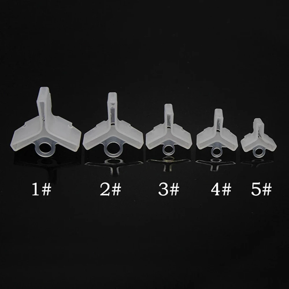 Funda protectora Gear 1 #   2 #   3 #   4 #   5 #   Anzuelos triples de pesca, cubiertas de anzuelos, soporte de anzuelos triples, Protector de seguridad - imagen 4