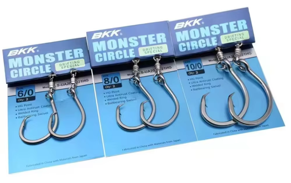 BKK Monster Circle anzuelos de pesca especiales para barcos de pesca en el mar con giro - imagen 4