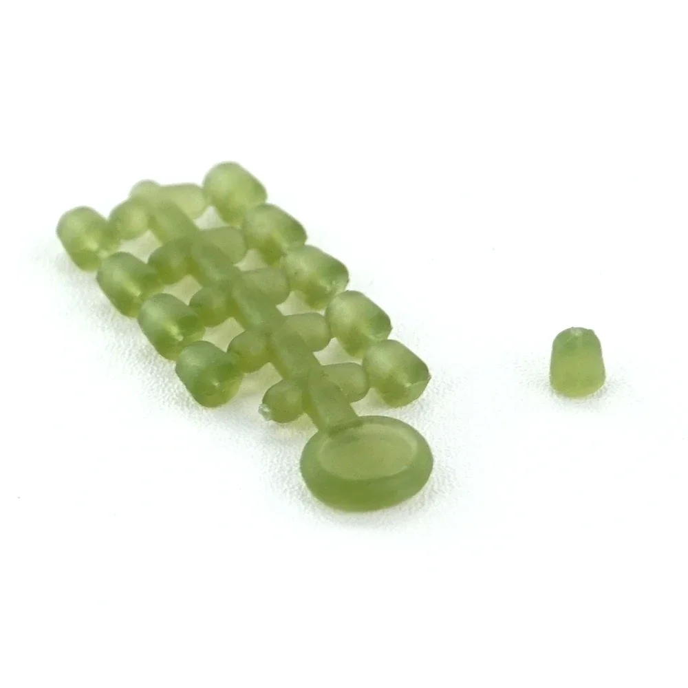 Hirisi-Juego de 10 cuentas de goma para pesca de carpa, anzuelo de pesca, aparejo, cuentas de gancho, accesorios de aparejos terminales - imagen 5