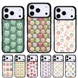 Funda iPhone Búho Kawaii — Carcasa trasera compatible iPhone 11–17