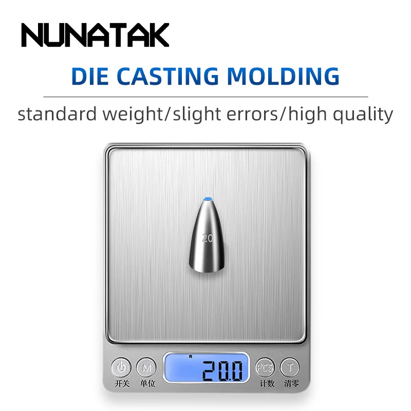 Plomo de bala 3,5G/5G/7G/10G/14G20G, plomo de pesca hueco, plomo de acero de tungsteno, cuentas de barrera de plomo, aparejo de Texas, plomo de aparejo de caída - imagen 4