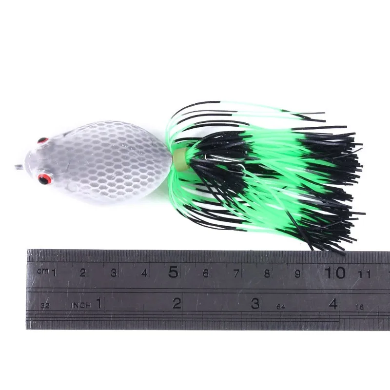 Cebo duro de plástico, cebo de pesca de rana trueno, Luya, Barba, pez negro, 10CM-13,5G - imagen 3