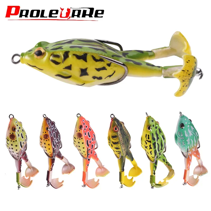 Proleurre Señuelo Rana Doble Hélice – 9cm Topwater para Lubina