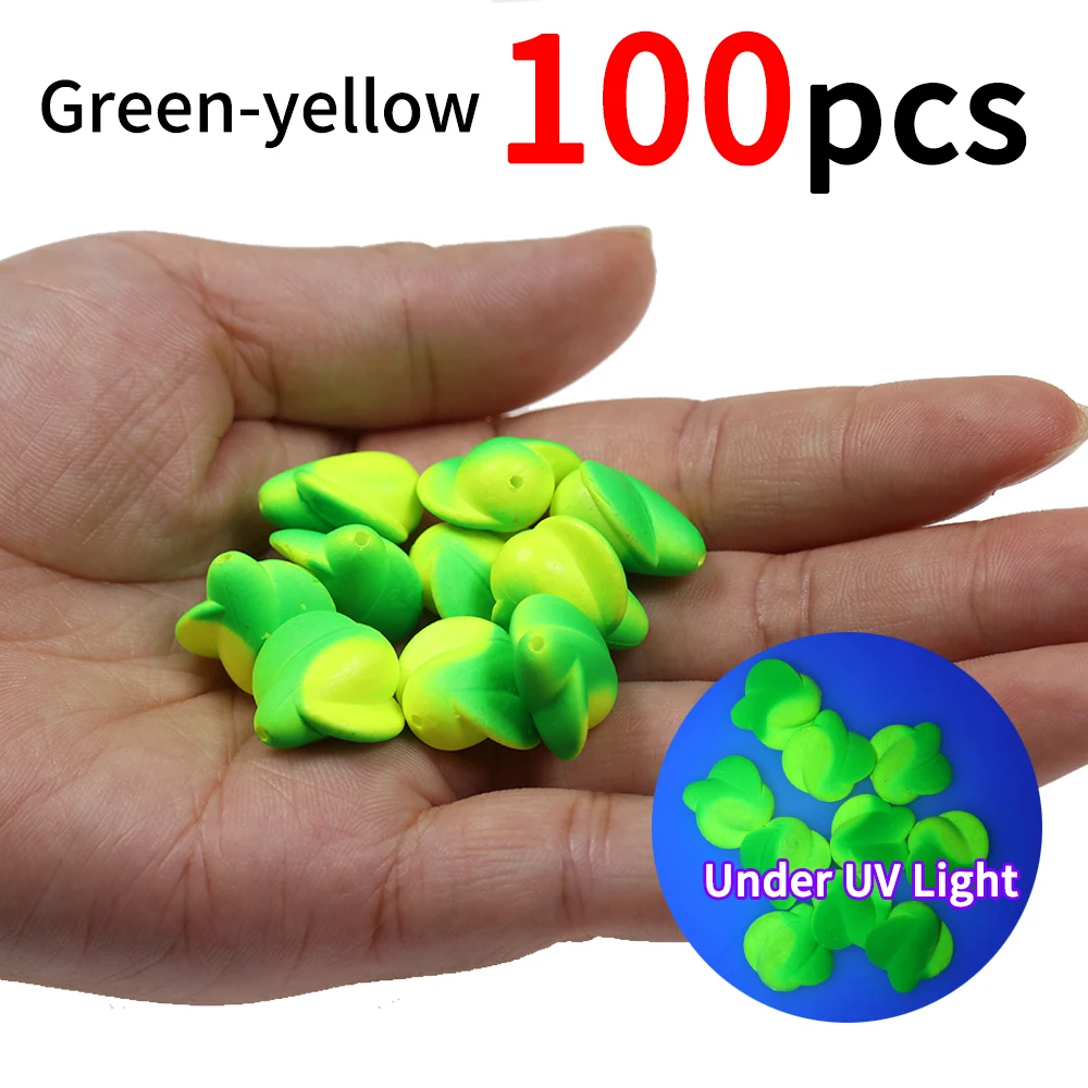 100pcs Yellow Green