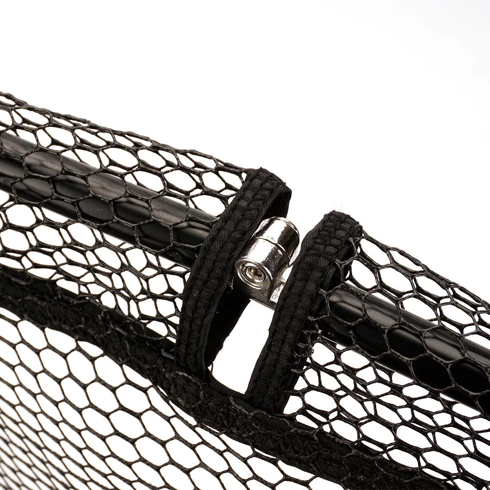 Hirisi Red de aterrizaje de pesca telescópica Red de brail plegable y liviana para atrapar y liberar la red de cuchara - imagen 4