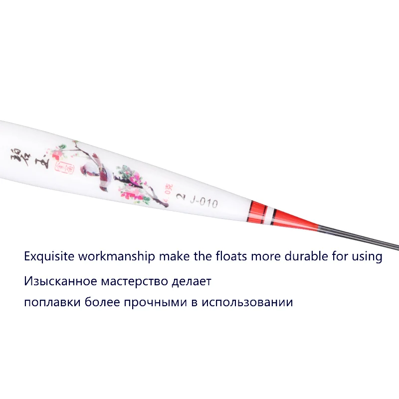 Nano flotadores de pesca piezas, 1 caja de Boya, 1 soporte flotante, 1 bolsa de ganchos, Boya de agua dulce sensible al Bobber, estable, herramientas de aparejos Boya, 3 unidades - imagen 3