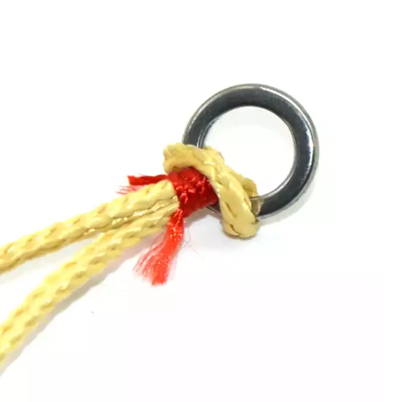 TAKEDO 3 par/bolsa 10827A anzuelo de Jigging pesca en el mar 1/0 - 10/0 anzuelo de ayuda de cebo vivo con línea trenzada de fibra de Kevlar anillo sólido - imagen 5