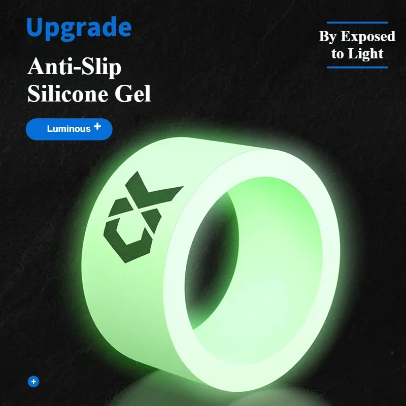 Anillo de silicona para caña de pescar, accesorio multicolor de alta gama, antideslizante, 2 piezas, novedad - imagen 5