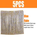 5pcs blue flake