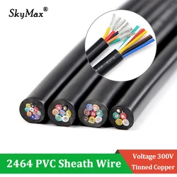 Cable de cobre estañado PVC negro – AWG 18‑30, varios núcleos