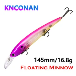 Wobbler Minnow Flotante 145mm – Señuelo de Pesca