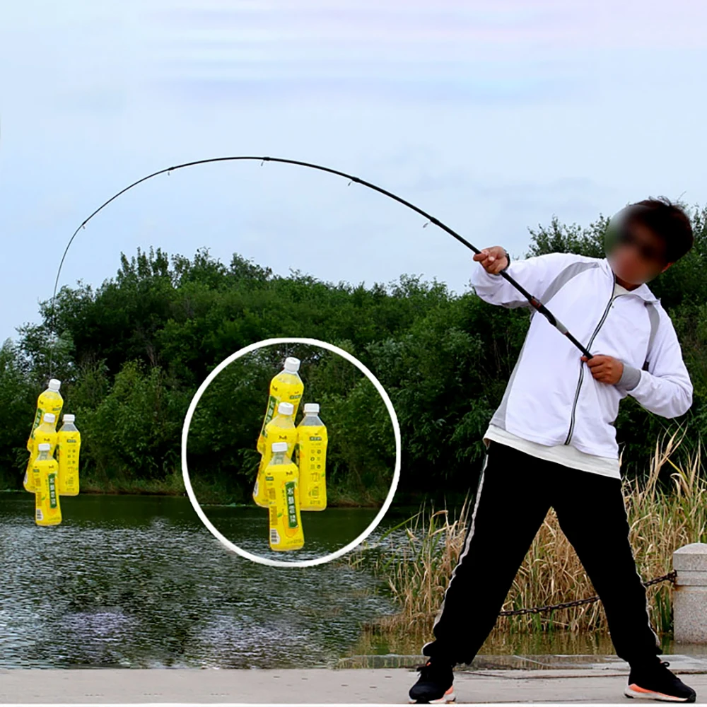 Caña de pescar giratoria de viaje, Mini señuelo telescópico de 6-7 secciones, 1,8-3,0 m, cebo de 8-18g, ultraligero, aparejos de pesca de trucha - imagen 5