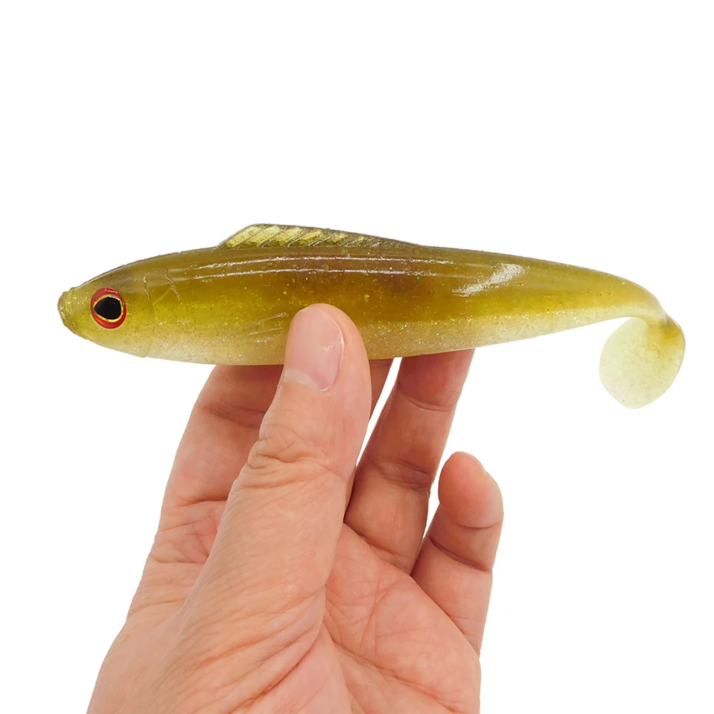 ESFISHING-señuelos blandos grandes, cebo de silicona para sábalo, nuevo Kauli, 160mm, 29g, Swimbait, Lucio, pesca de carpa - imagen 4