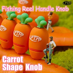 PTH 2025 nuevo perilla con forma de zanahoria 11,3g 44*33mm 1 unids/pack carrete de pesca de silicona reajuste modificar accesorios para SHIMANO DAIWA