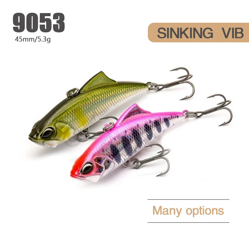 Señuelo duro para Pesca de carpa, cebo flotante de 5,3g y 45mm, aparejo de manivela, Minnow, VIB, novedad - imagen 2