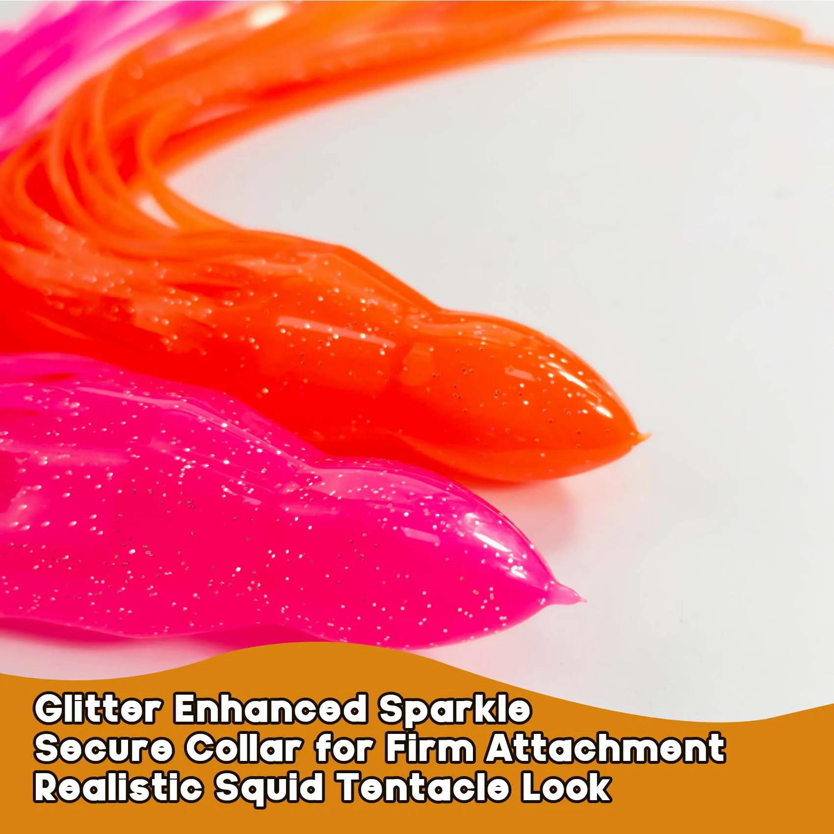 OctopusAventik Falda de calamar para señuelo de pesca, cebo de goma suave para lubina, atún, Mahi, Marlin, Wahoo, pez vela - imagen 4