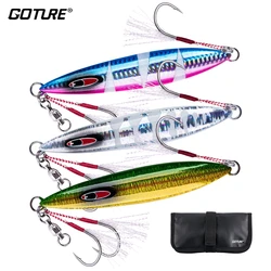 Goture Metal Jig Lento Luminoso – Señuelo vertical para atún y dentón