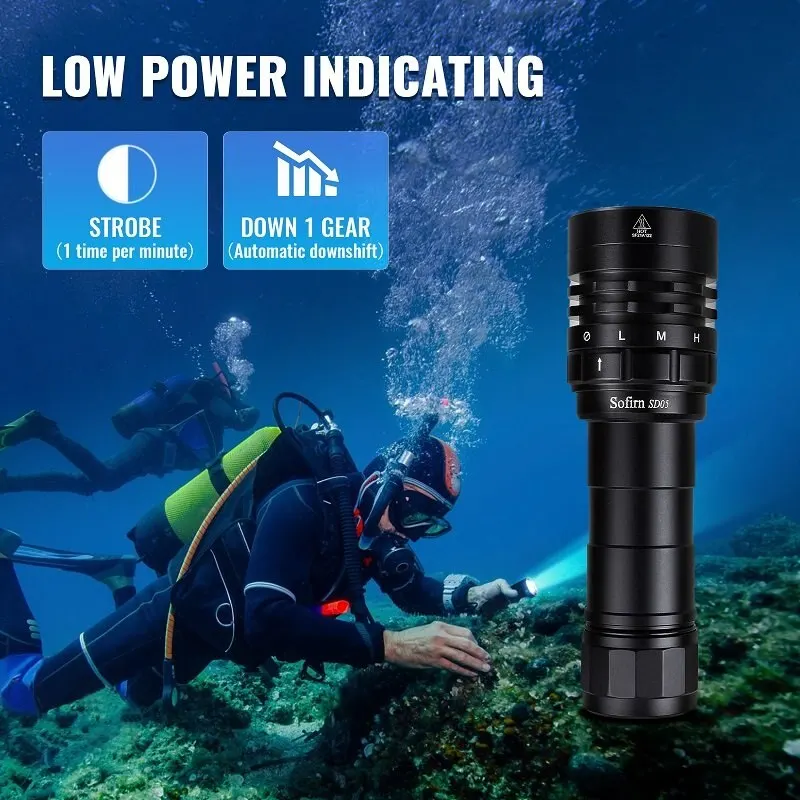 Sofirn SD05 Linterna de buceo con interruptor magnético recargable - imagen 3