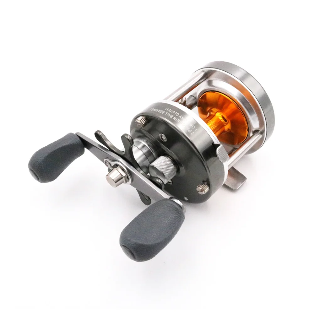 1 Uds. Rodamientos de bolas de Metal 3BB rueda de tambor de mano derecha carrete de pesca de mar barco carretes de pesca con mosca Horizontal MingYang BL40 - imagen 2