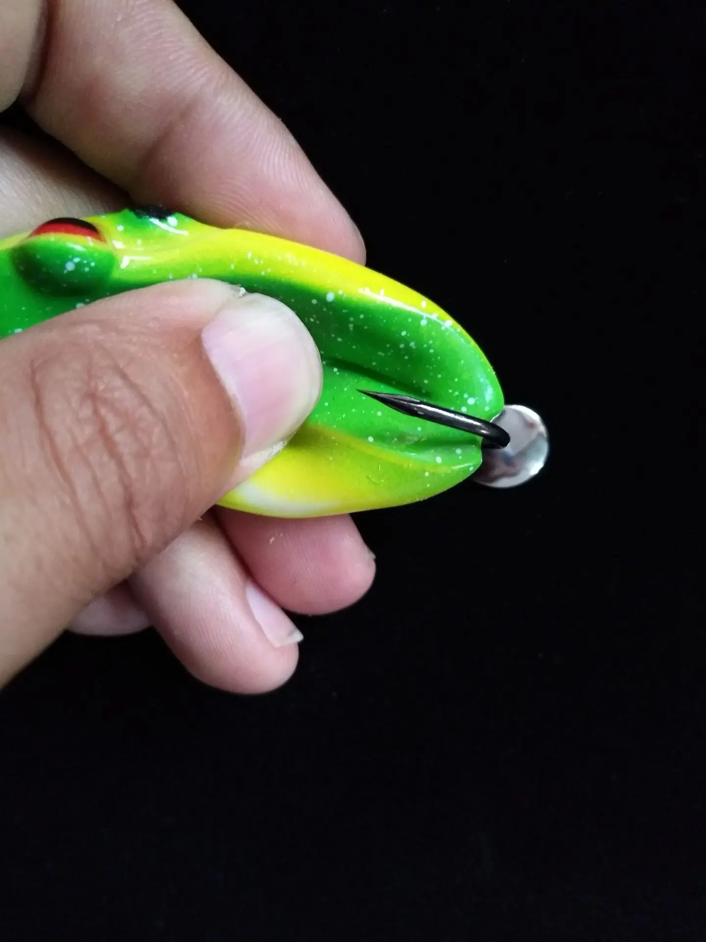 Señuelo de pesca rana un solo gancho 14,5g señuelos artificiales de fundición larga cabeza de serpiente captura de peces cebo blando 1 pieza en oferta - imagen 3