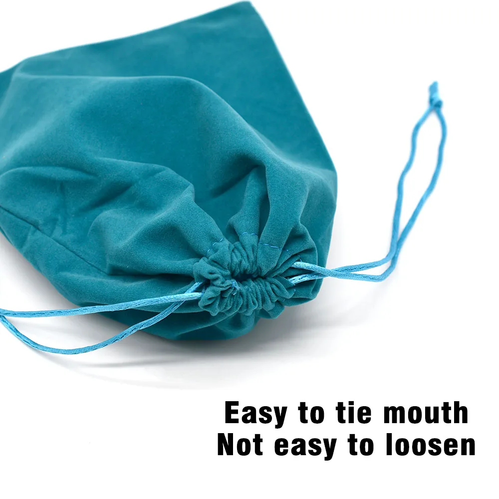 Bolsa de almacenamiento de carretes de pesca portátil, protección de rueda con cordón, accesorios de aparejos de pesca de Color azul/negro para deportes al aire libre - imagen 5