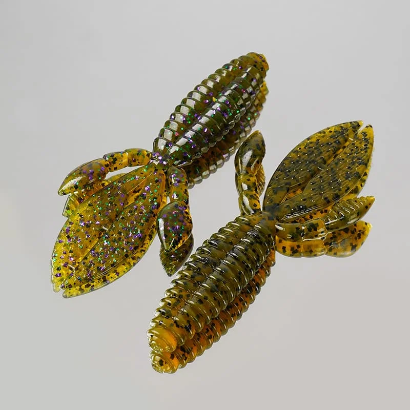 Señuelo Strike King importado de EE. UU., cebo suave, plantilla de Texas, camarones de arrastre, roedor KVD ocupacional - imagen 3