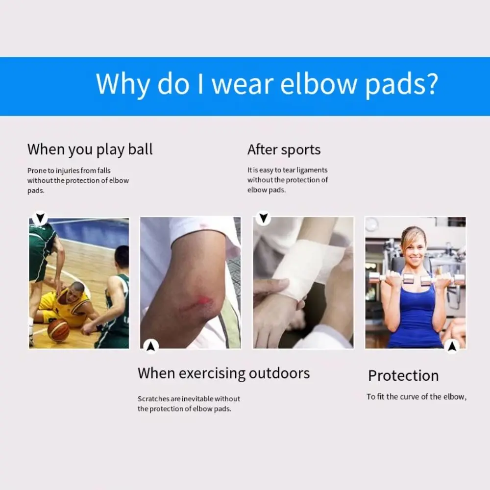 Protector de brazo de protección contra el frío, Protector de codo deportivo dolorido, manga de protección, almohadilla de codo, Protector de brazo - imagen 3