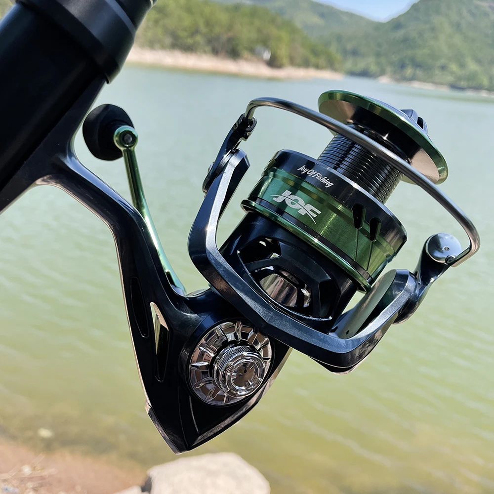 Carrete giratorio de Metal serie CR2000-7000, accesorio de pesca de carpa, arrastre máximo de 8-13kg - imagen 3