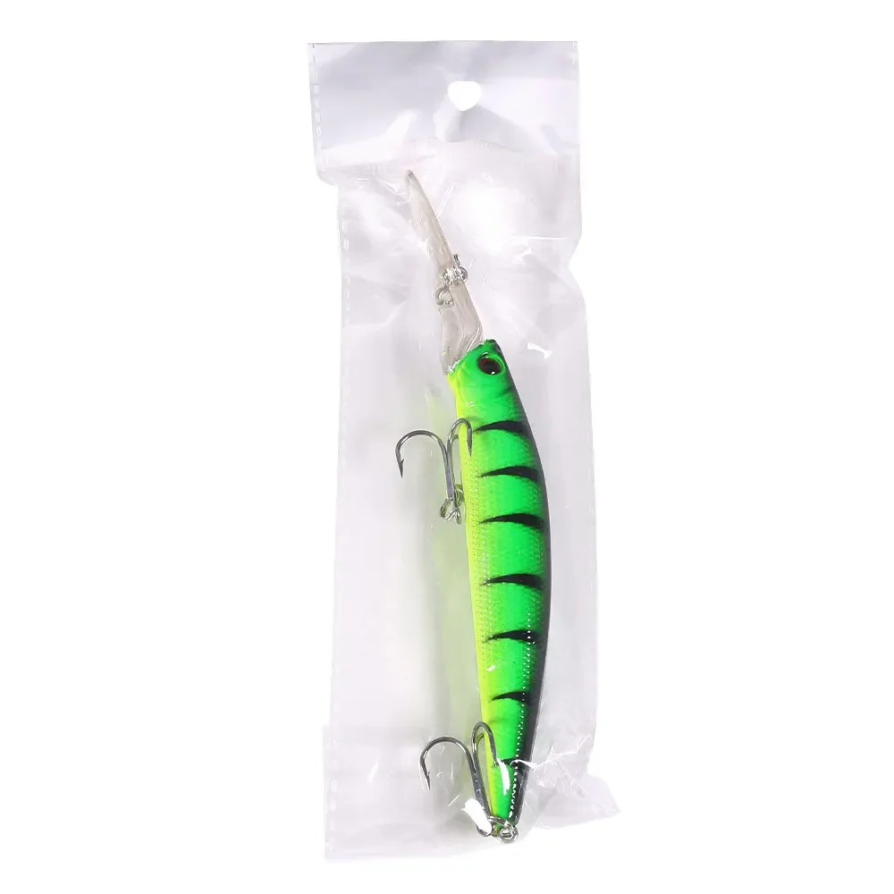 Señuelos de Pesca flotantes para pececillos, cebo Artificial de fundición larga de 145mm y 15,4g, Wobbler de trucha de agua salada, equipo de Pesca Swimbait - imagen 4