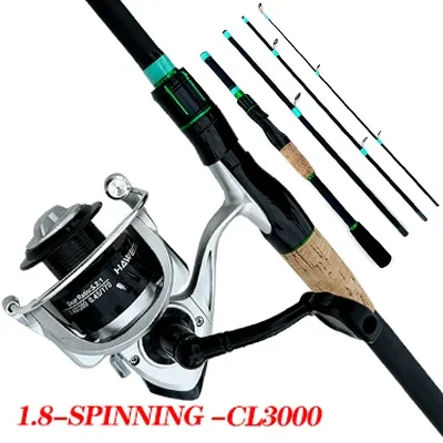 1.8M Spin Rod Reel