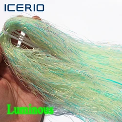 ICERIO Flashabou y Oropel – Material para atar moscas