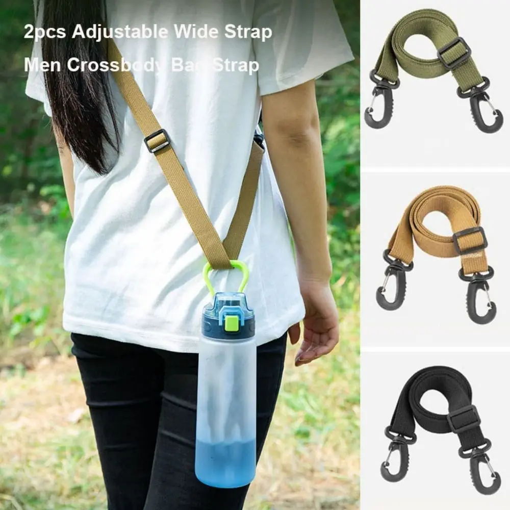 2 uds correa ancha ajustable de nailon 162*3,8 cm 3 colores cinturón de hombro extendido para hombres bolso cruzado correa accesorios de pieza de bolso - imagen 3