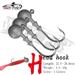 WALK FISH 3,5/5/7/10/12,5/15g gancho de plomo cuchillo militar fundido a presión redondo doble antidesajuste lubina pez mandarín cebo suave