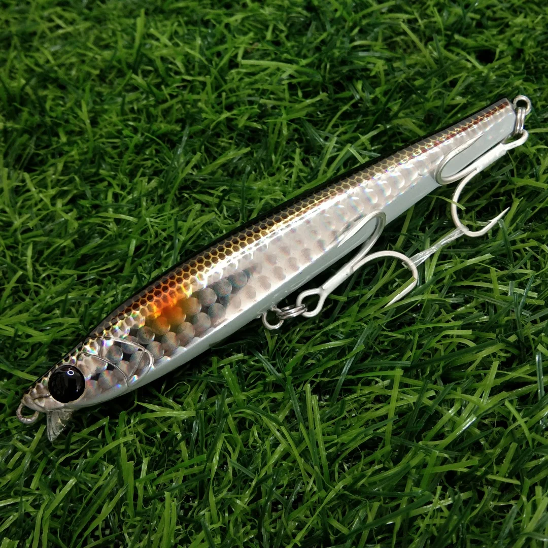 TSURINOYA 85mm/20g 105mm/30g señuelo de pesca hundido 85S 105S lápiz de labio corto AIRAZOR Max 90m cebos duros de agua salada de fundición larga