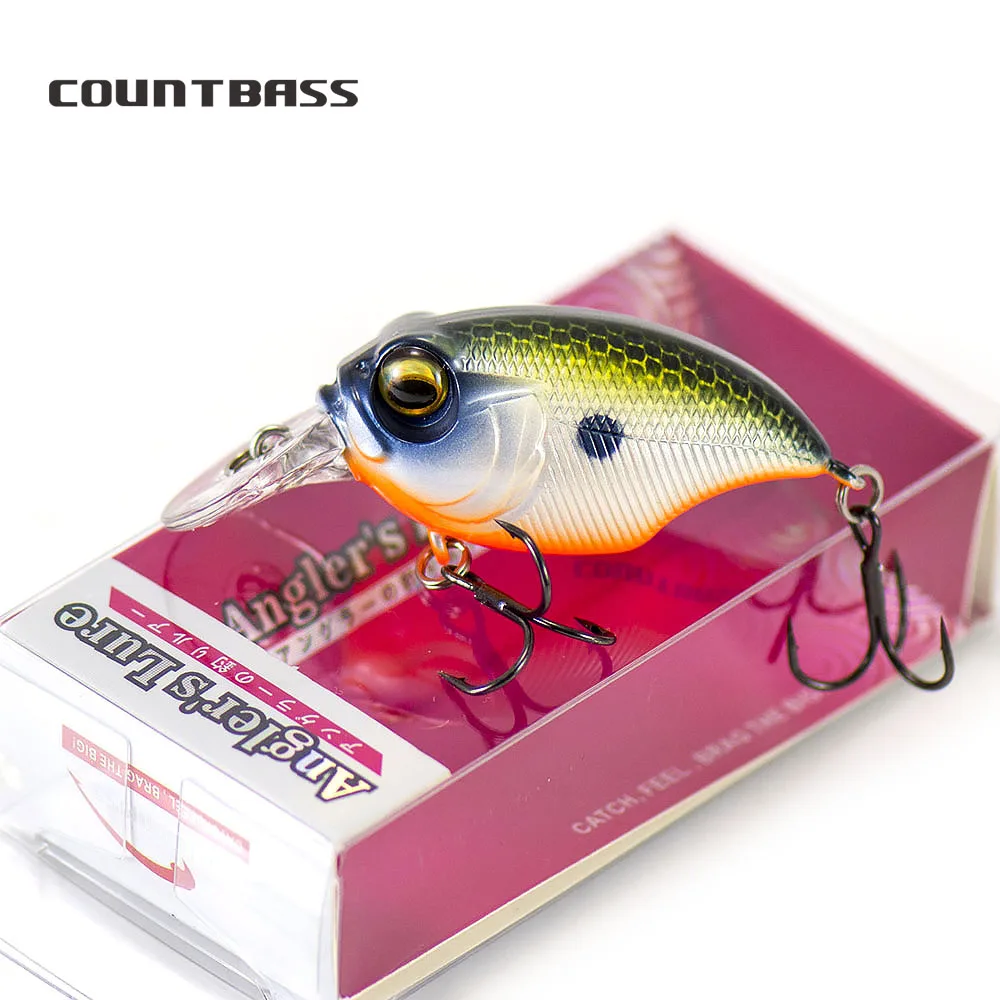COUNTBASS 38mm 43mm 48mm Crankbaits plástico duro pesca Wobblers trucha perca señuelo de pescador - imagen 4