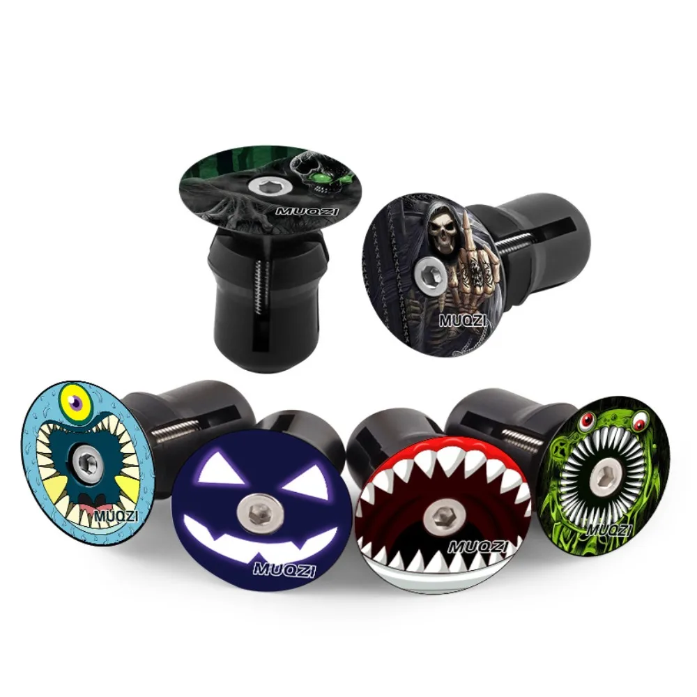 Tapas de extremo de manillar de bicicleta de aleación de aluminio, tapón de manillar de bicicleta ligero de 32x26MM, oxidación anódica CNC, 1 par - imagen 4