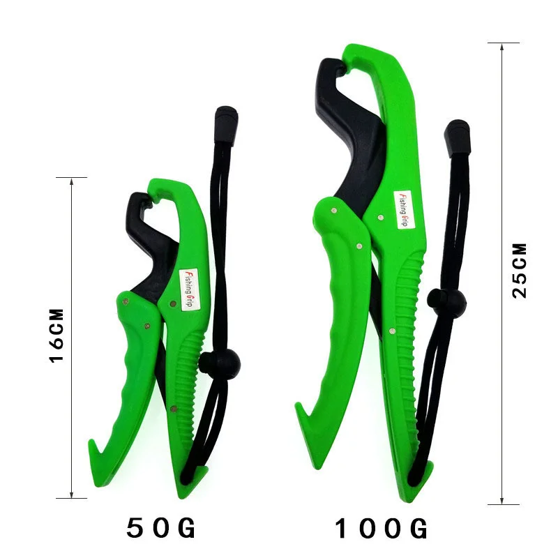 Pinza para peces de 6 y 9 pulgadas, herramienta de pesca de carpa útil para agua salada, labio de agarre de pez ABS de liberación rápida con cuerda ajustable, 6 colores - imagen 3