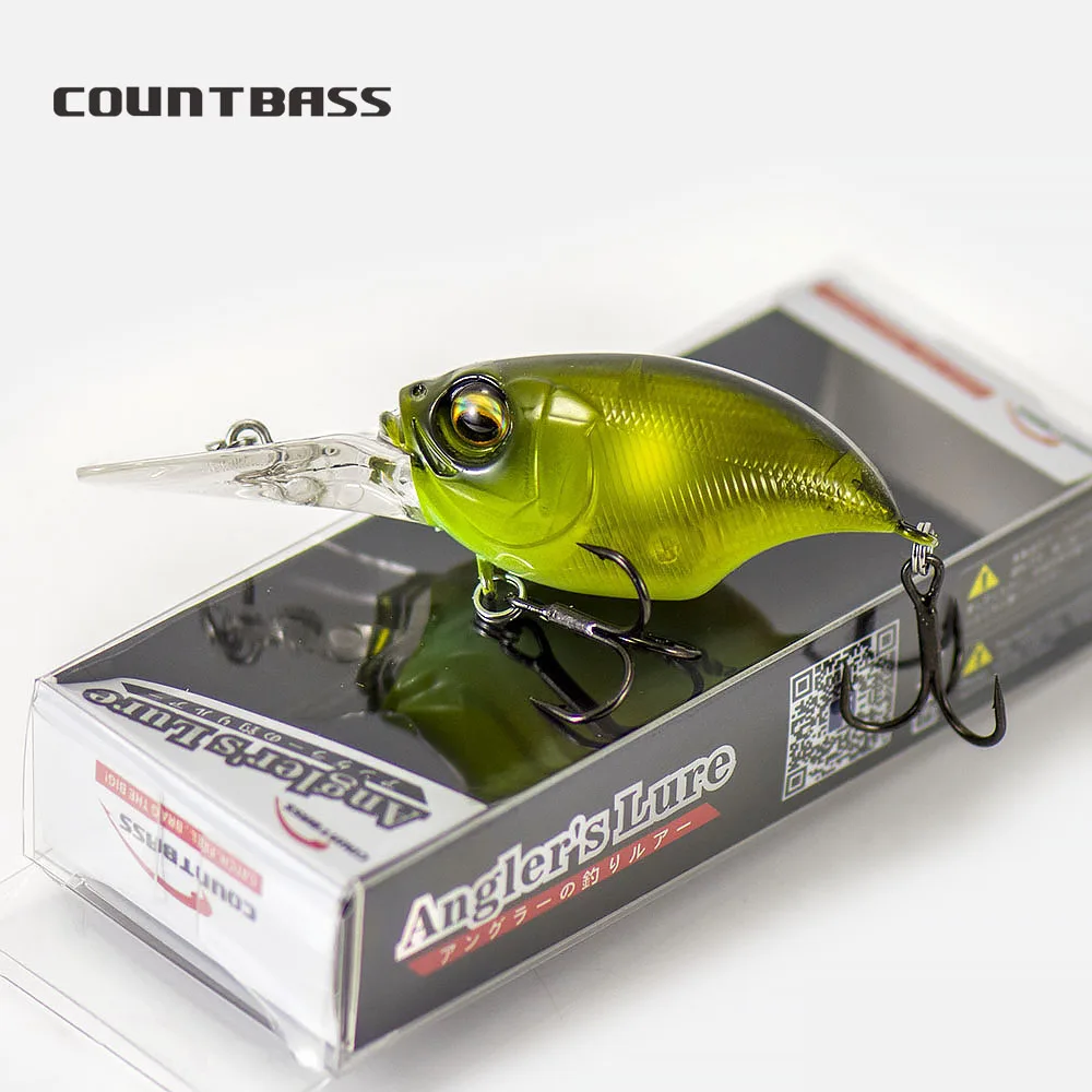 Countbass Crankbaits 38mm 1-1/2 "43mm 1-3/4" 48mm 1-7/8 "Señuelos de pesca enchufe oscilante pesca cebos de plástico Wobbler - imagen 5
