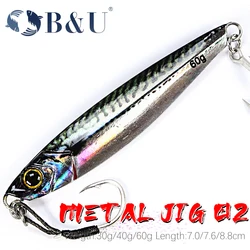 Kabura Metal 3D B&U – Señuelo slow pitch para pesca en mar desde barco